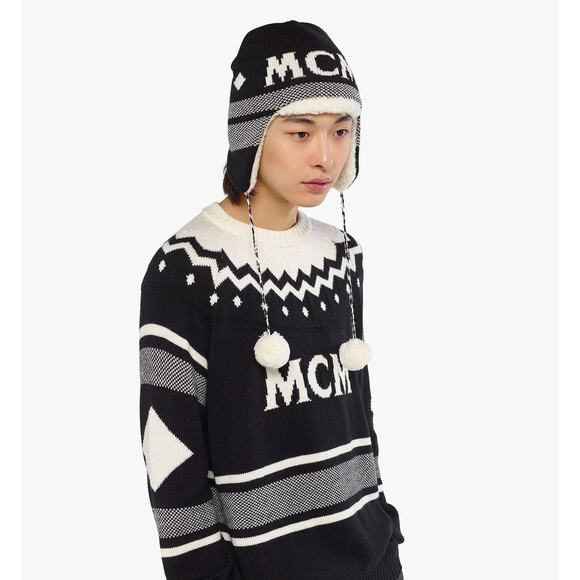 MCM Apres black wool ski hat - Picture 1 of 6